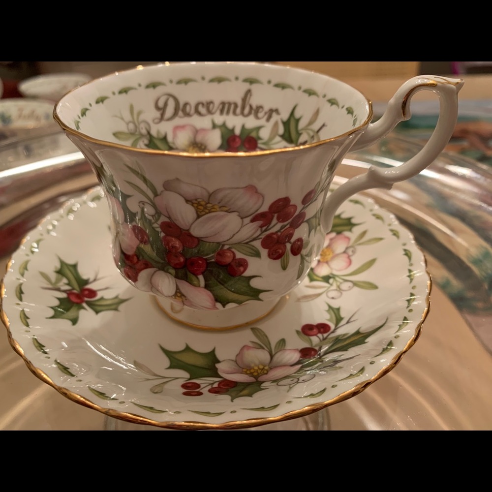 Royal Albert Flower of the Month Series “December”